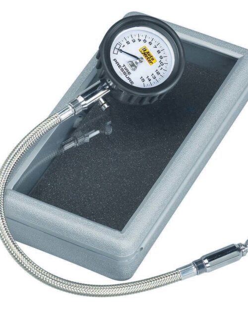 Tire Pressure Gauge 0-15 PSI Analog w/Bleed Valve