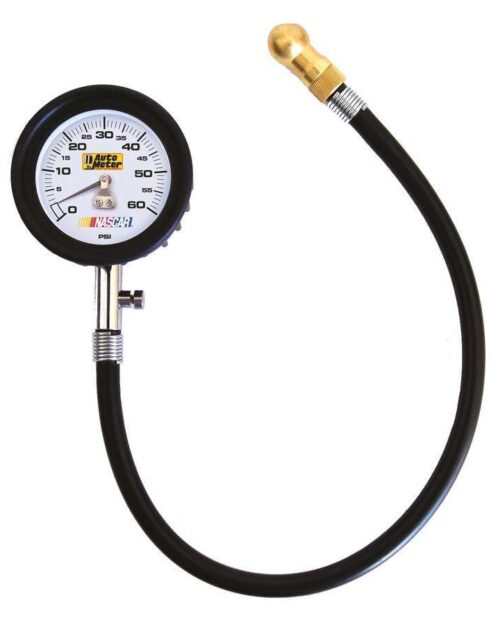 Tire Pressure Gauge 0-60 PSI Analog w/Bleed Valve