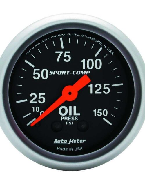 Sport Comp 2 1/16in Oil 0-150 PSI Mech.