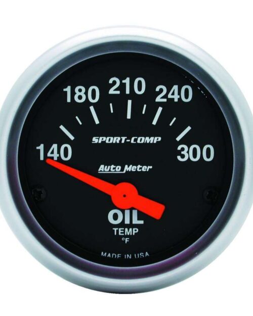 2-1/16in S/C Oil Temp. Gauge 140-300