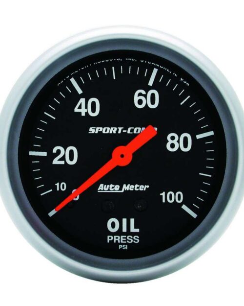 0-100 Oil Pressure Gauge