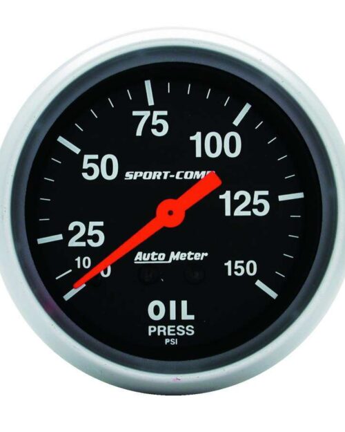 Sport Comp 2 5/8in Oil 0-150 PSI Mech.