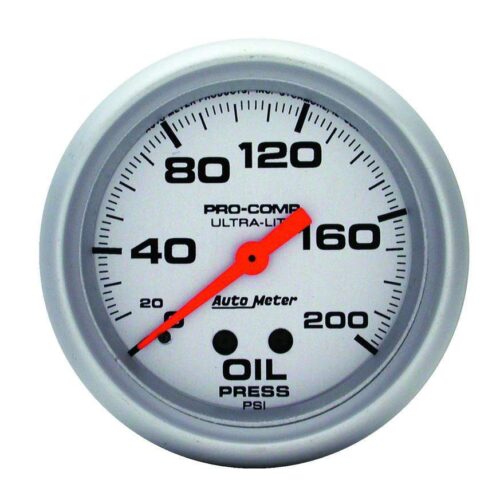 2-5/8in Mech Oil Pressure 0-200 Psi