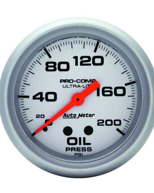 2-5/8in Mech Oil Pressure 0-200 Psi