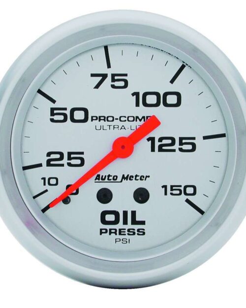 Ultra Lite 2 5/8in  Oil 0-150 PSI Mech.