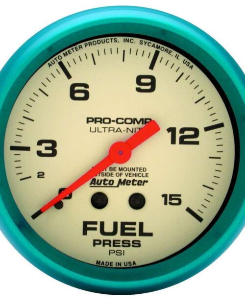 2-5/8 Ultra-Nite F/P Gauge 0-15psi