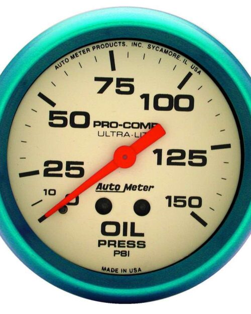 2-5/8 Ultra-Nite Oil Press. Gauge 0-150psi