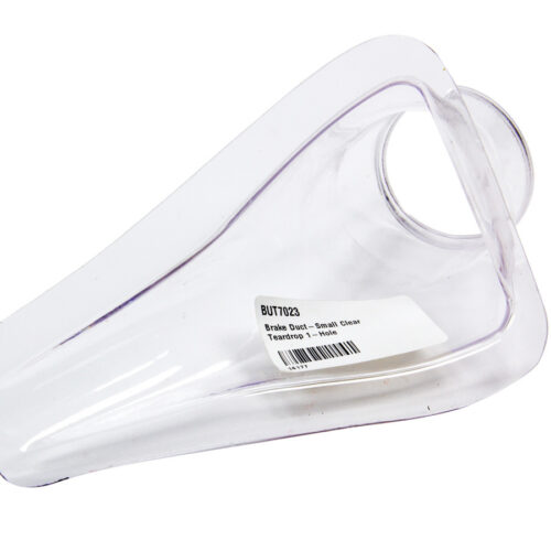 Brake Duct-Small Clear Teardrop 1-Hole