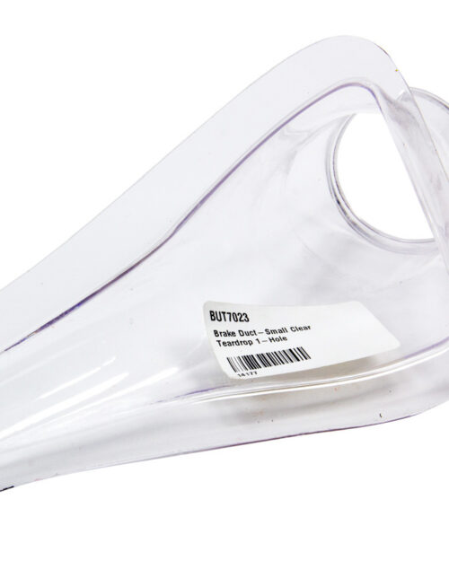 Brake Duct-Small Clear Teardrop 1-Hole