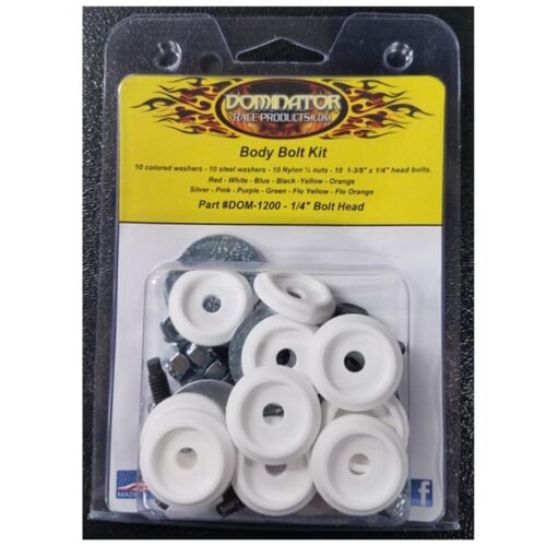 Body Bolt Kit White Hex Head