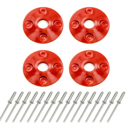 Scuff Plate Plastic 4pk Red