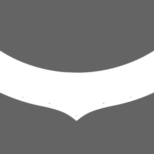 Extension Predator Hood White 5.5in Tall