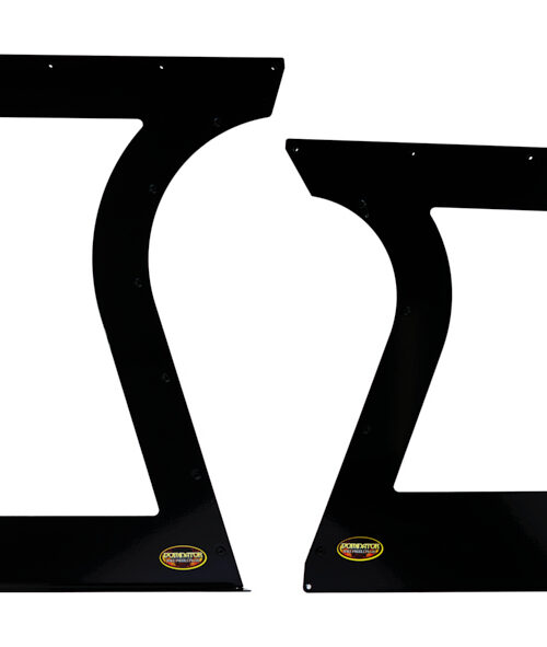 Aluminum Sails Black Pair Open Style