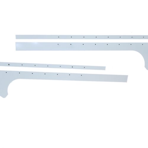 Pillar Post Alum White Pair Late Model