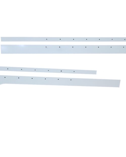 Pillar Post Alum White Pair Late Model