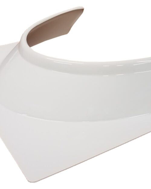 Rock Guard Formed 4.5in Tall White