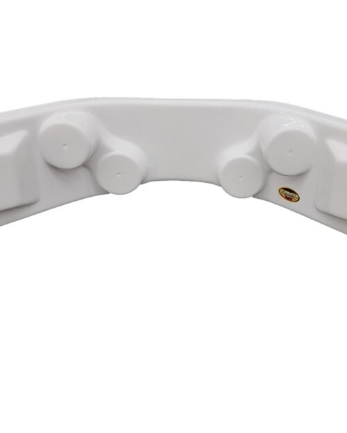 Dash Panel Curved White 30in w x 12in d x 6.5in