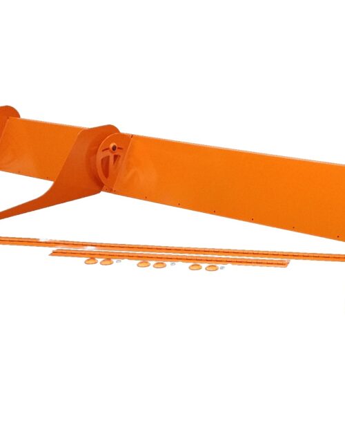 Spoiler 8in Tall x 72in Orange 2pc