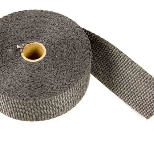2in x 50' Exhaust Wrap Black Glass