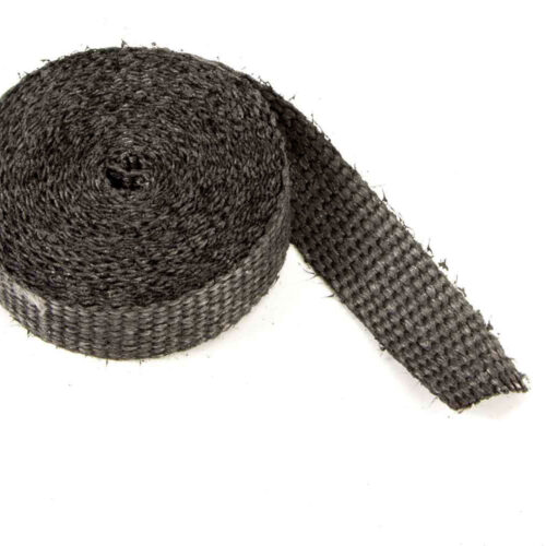 1in x 15' Exhaust Wrap Black Glass