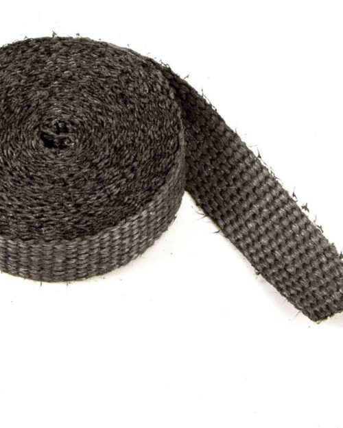 1in x 15' Exhaust Wrap Black Glass