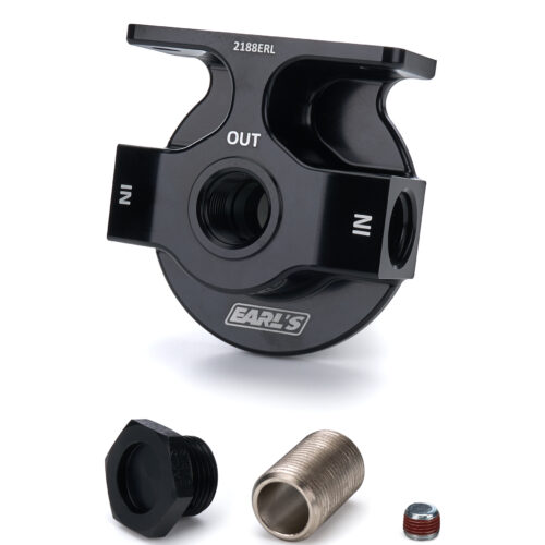 Billet Remote Oil Filter Mount - Lightweight