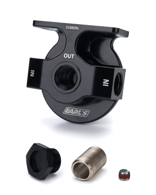 Billet Remote Oil Filter Mount - Lightweight