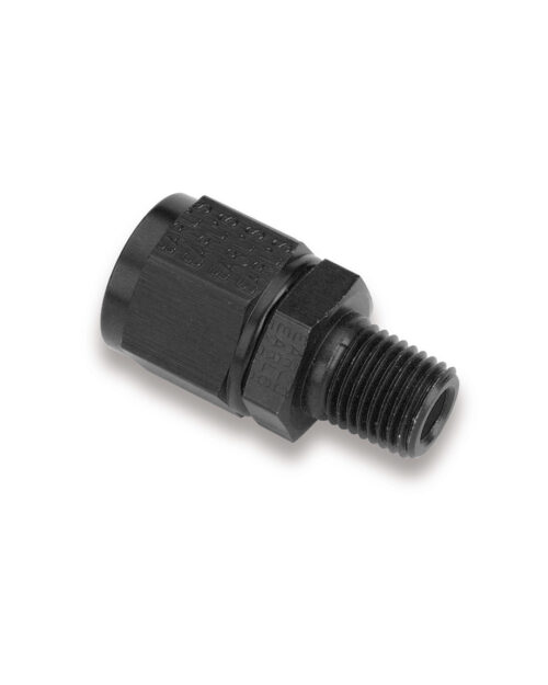 Adapter Fitting 6an Fem Swivel to Male 3/8 NPT