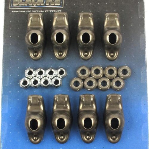 SBC Black Ice Rocker Arm Kit 1.6 Ratio (8pk)