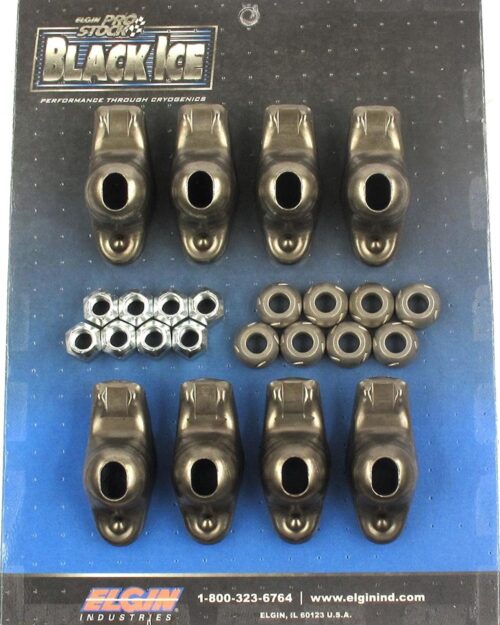 SBC Black Ice Rocker Arm Kit 1.6 Ratio (8pk)