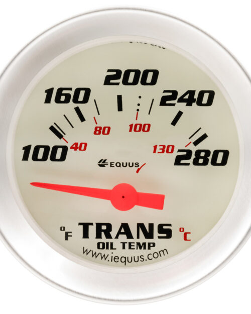 2.0 Dia Trans Temp Gauge Silver  100-280