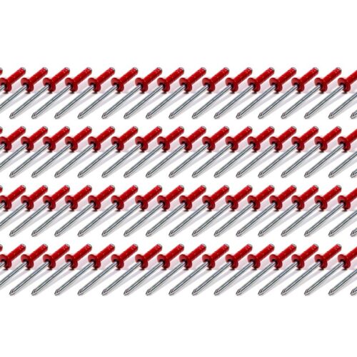 Sml Hd Rivet Red Multi-Grip 100pk