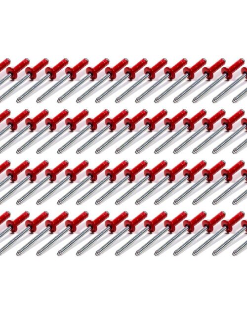 Sml Hd Rivet Red Multi-Grip 100pk