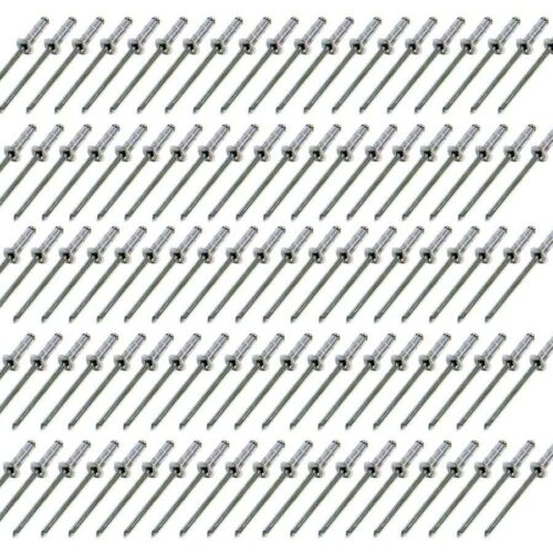 Small Head Rivet Silver 100pc 1/8in
