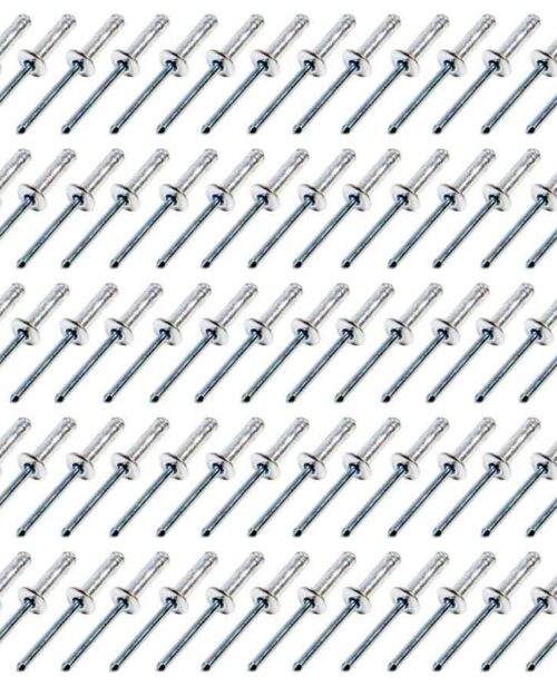 Small Head Rivet Silver 100pc 3/16in