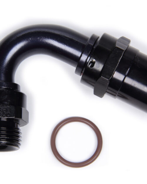 #12 Race-Rite Crimp-On Hose End 120-Degree