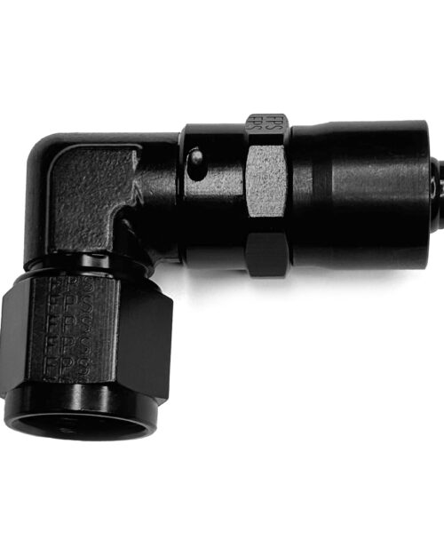 #12 90-Deg Crimp Hose Fitting