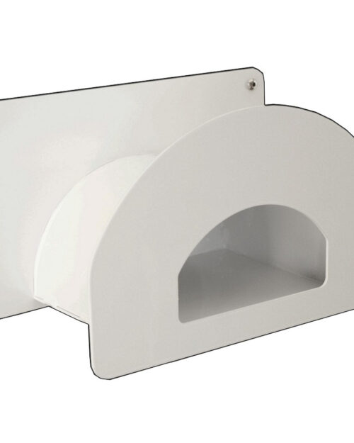 Air Hose Rack With Cubby White