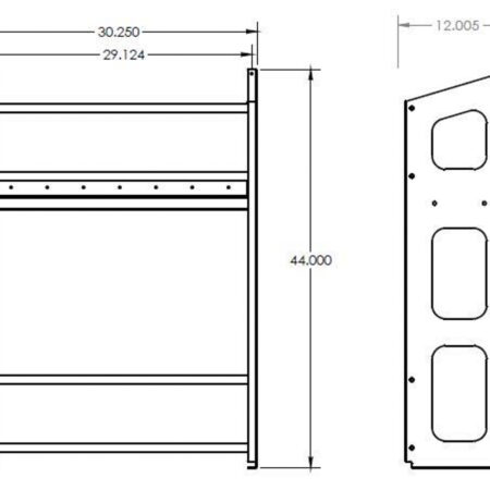 Jug Rack 6 Position Black