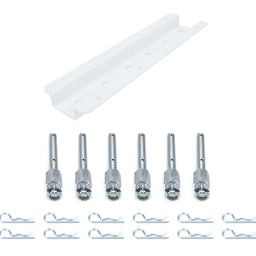 Shock Rack Wall Mounts Double 15in White