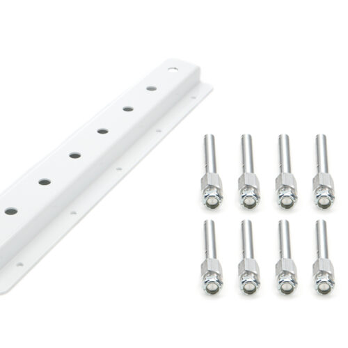 Shock Rack Wall Mounts Double 20in White