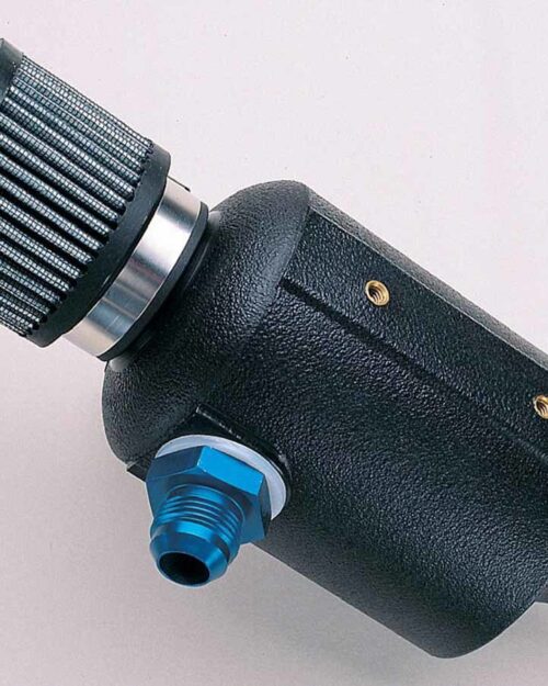 Black Breather Tank w/-12an Fitting