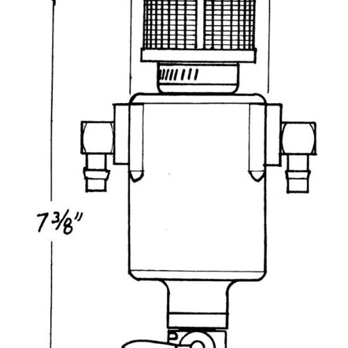 Mini-Breather Tank w/3/8in Fittings