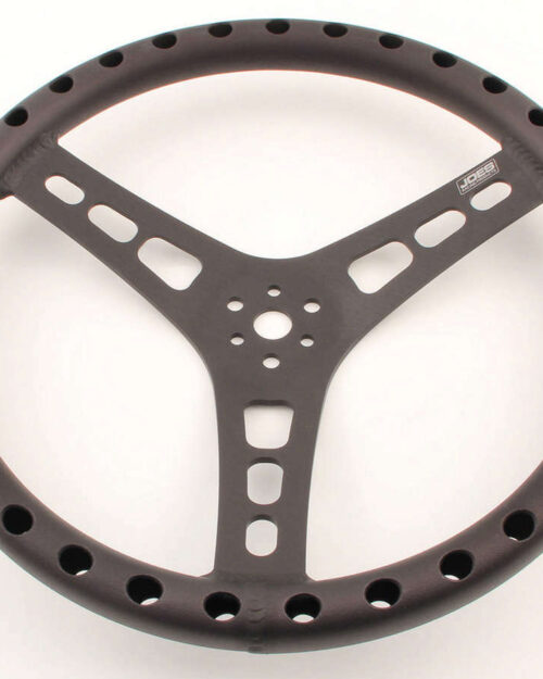 14in Dished Steering Wheel Black