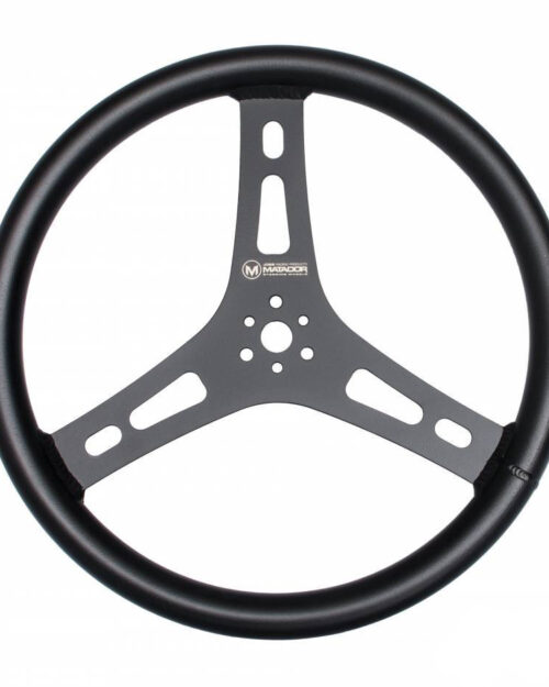 Matador Steering Wheel Black 15in Flat