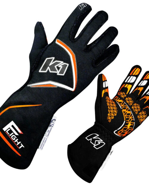 Gloves Flight X-Large Black-Flo Orange