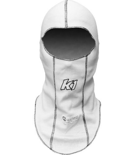 Balaclava Head Sock White Single Layer