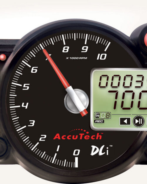 Tach 4in Data Logging Stepper Motor Black