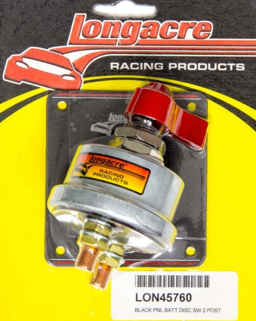 Battery Disconnect Panel Black 2 Post