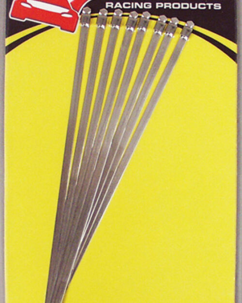 Header Wrap Ties 8in 8pk Stainless